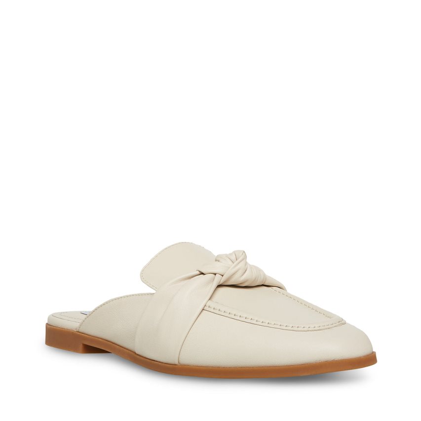 Mulas Steve Madden Chart Cuero Mujer Creme | ES BH8SE2